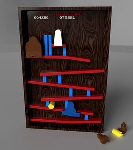 Arcade Platform Game/Jump 'n' Run (wood)