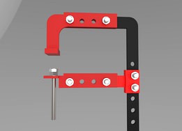 Adjustable DIY c-clamp for Wood working 1000mm x 300mm