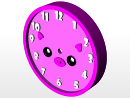 Pig Clock