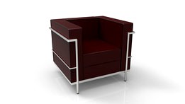 LC2 Sofa and Arm Chair