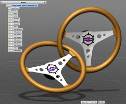 Replica of RS Watanabe Falcon steering wheel