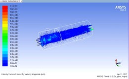 SHELL AND TUBE TYPE HEAT EXCHANGER CFD FLUENT ANALYSIS