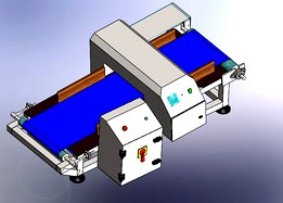 SLANTED MICRO SCAN METAL DETECTOR CONVEYOR