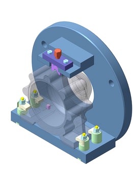 Clamping for turning