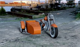 Harley Sidecar CAD Model