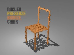 Nucleo Design Presenze Bronze Chair