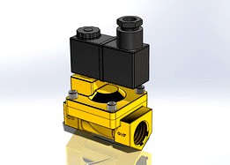 Olmia solenoid valve G1/2" N/C 24V