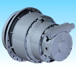 Worm dual planetary gear unit with a capacity of 60 KWtype RCPG