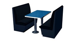 Diner Seating Single unit