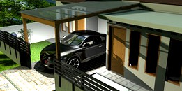 Small House 3D exterior