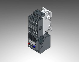 ABB CONTACTOR + OVER LOAD RELAY AF09 + TF42
