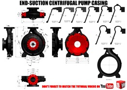 End Suction Centrifugal Pump Volute Casing