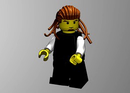 Lego dreadlock figure