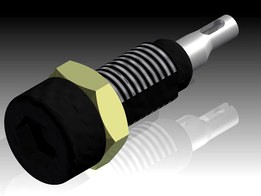 2mm Insulated Banana Socket - Johnson Components 105-0803-001