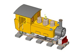 16mm Fowler Locomotive