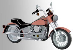 Harley Davidson motorcycle body