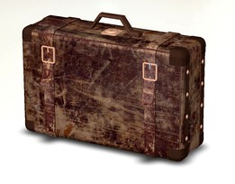 Vintage suitcase, bag, briefcase