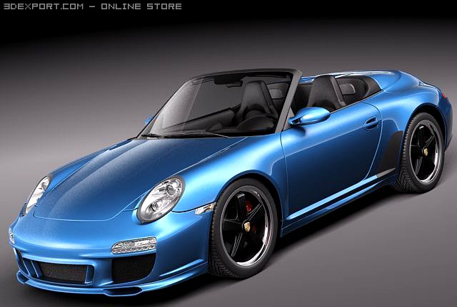 Porsche 911 Speedster 2011 3D Model