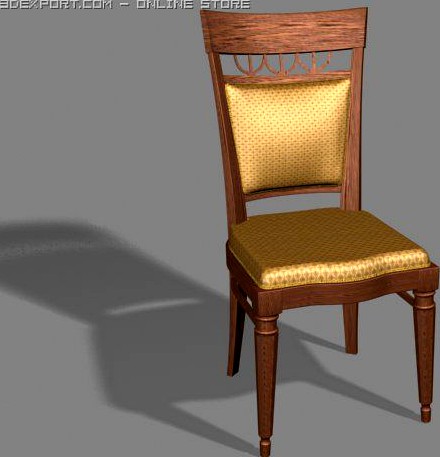 Old Stool 3D Model