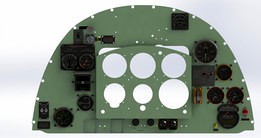 INST-16 Spitfire MK IX  instrument panel