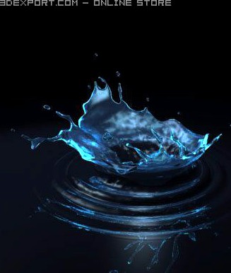 Water fx 02 3D Model