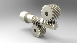 Crossed-axis helical gears