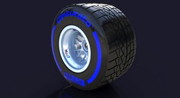 F1 2015 Tyre Wet 325/670-13 (Rear RH)