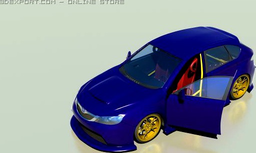 Subaru impreza 3D Model