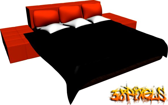 Bed 3D Model