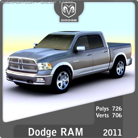 2011 Dodge RAM 3D Model