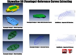 Skywalker X8 (Fuselage) - Reference Curves/Geomagic Design X Tutorial