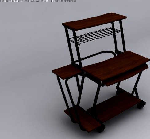 Download free Computer desk 3D Model