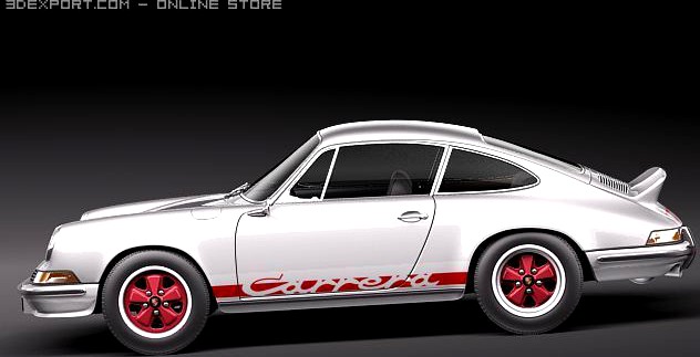 Porsche 911 Carrera RS 1973 3D Model