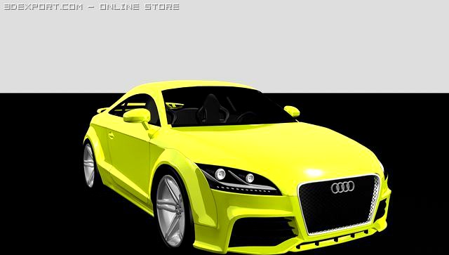 Audi TT RS 3D Model