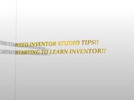 Inventor tips