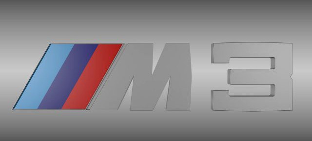 BMW M3 Logo 3D Model