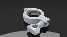 1" - 1-1/2" Tri Clover Sanitary Fitting Clamp