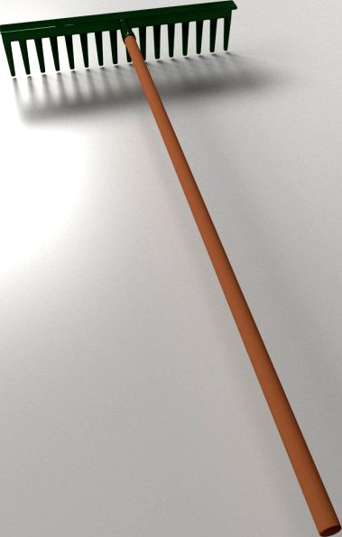 Landscape Rake 3D Model