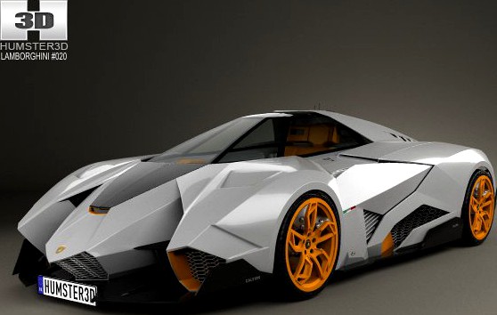 Lamborghini Egoista 2013 3D Model