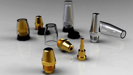 Nozzles for gas burner