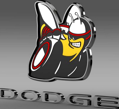 Dodge Bee logo 3D Model
