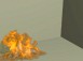 Fire animated 3D Model