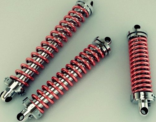 Low poly Dashpot 3D Model