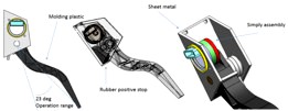 GR throttle pedal