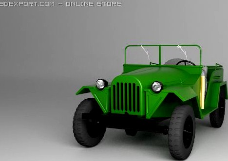 Gaz 67 3D Model