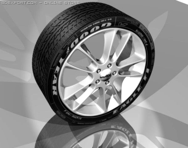 LuCAD wheel 3D Model