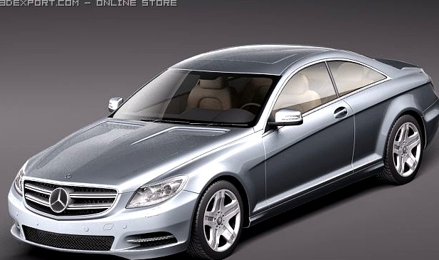 Mercedes CL 2011 3D Model