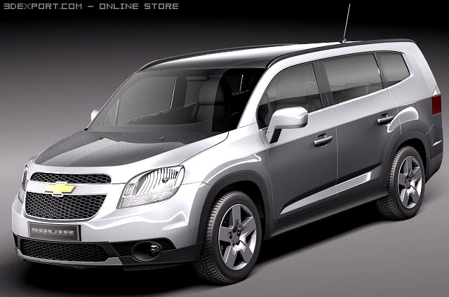 Chevrolet Orlando 2012 3D Model