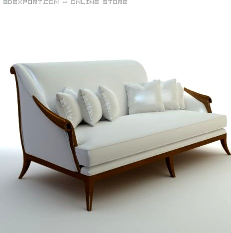 Italian Sofa 3D Model