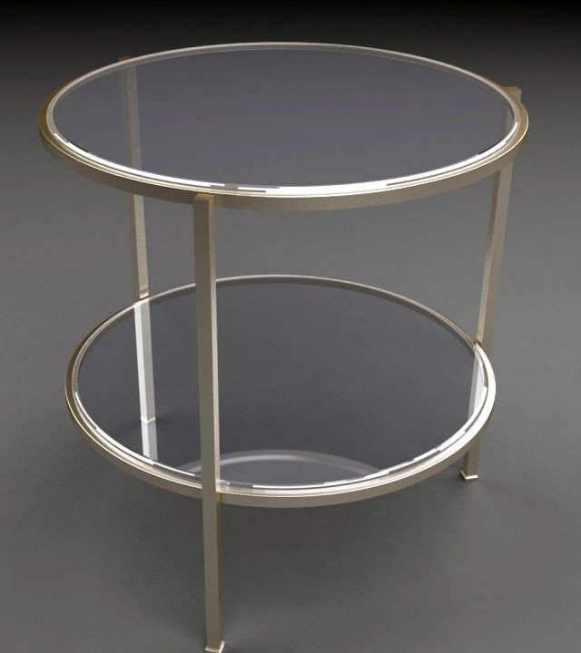 ROUND END TABLE 3D Model